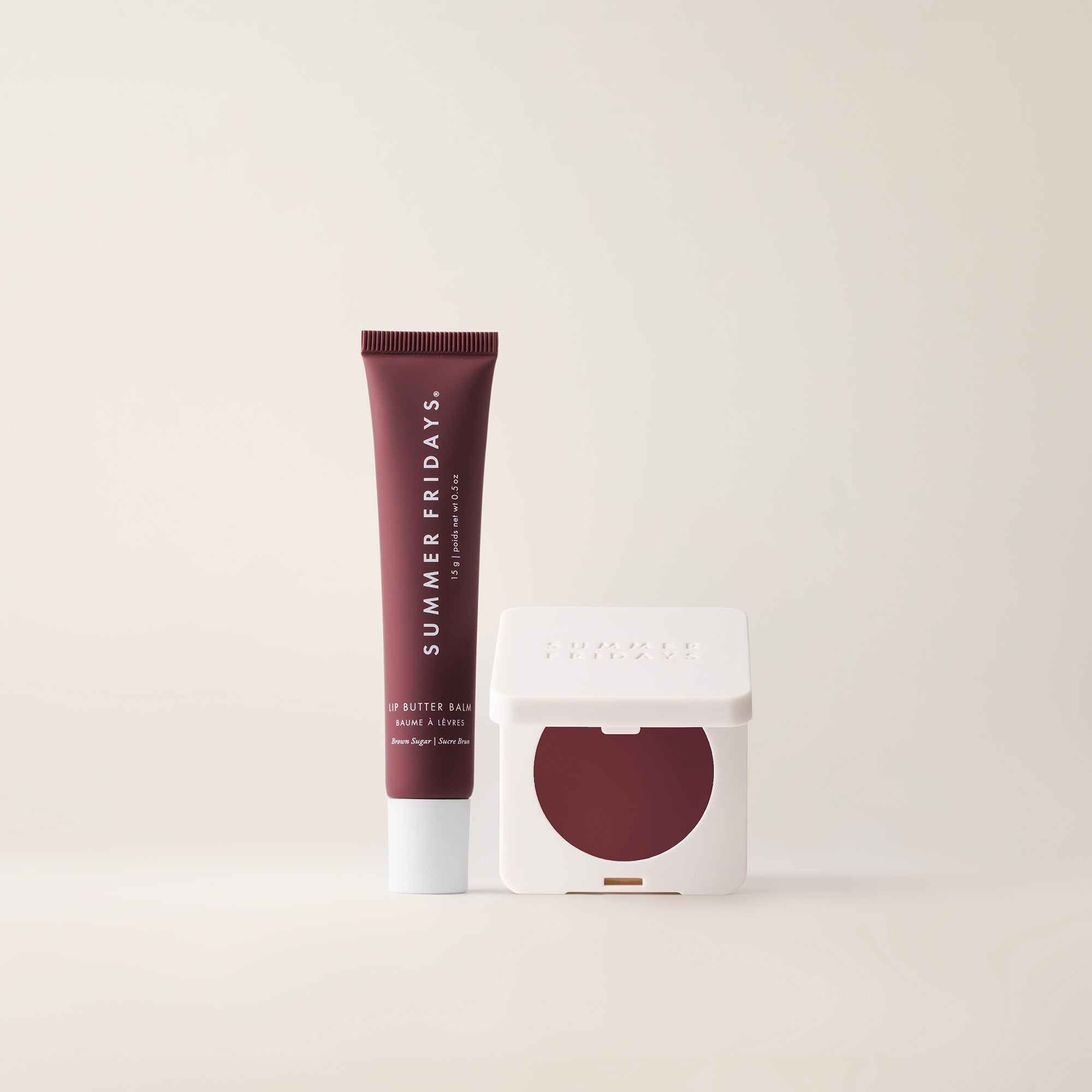 The Blush + Lip Duo (Berry Spritz + Brown Sugar)