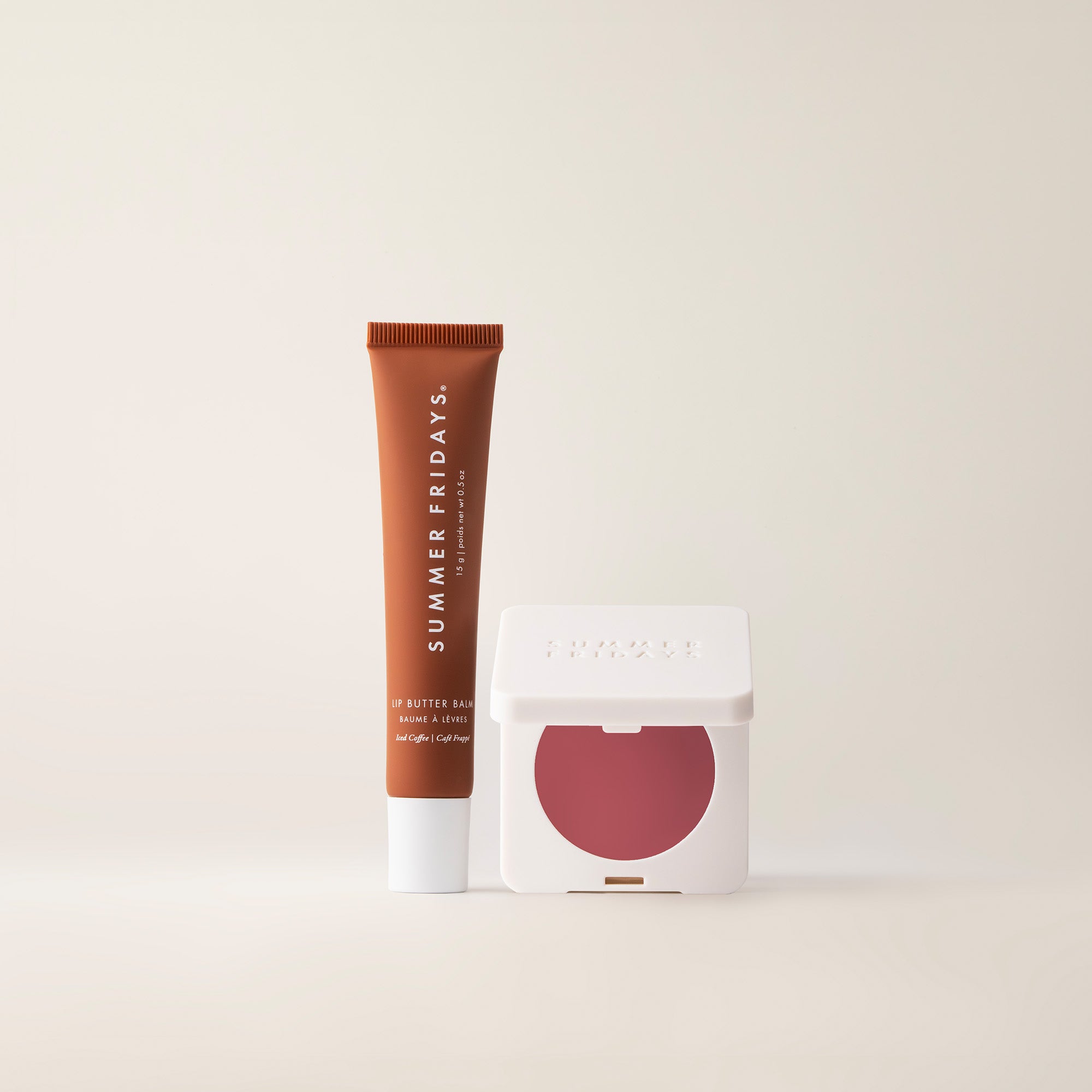 The Blush + Lip Duo (Dusty Rose + Iced Coffee)
