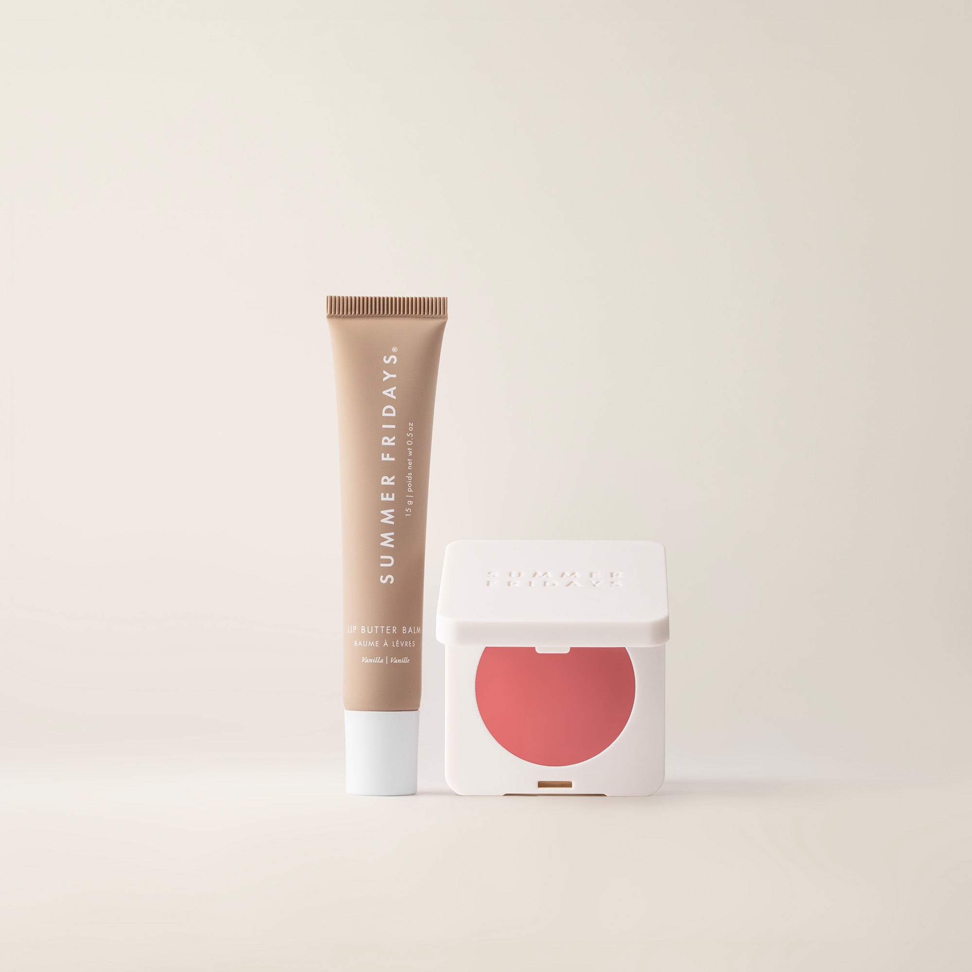 The Blush + Lip Duo (Soft Strawberry + Vanilla)